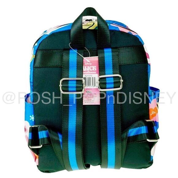 Disney Alice in Wonderland Cheshire Cat White rabbit flowers mushrooms🍄 - Picture 2 of 5